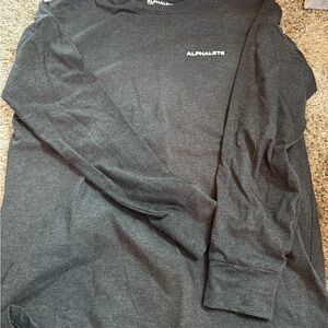 Alphalete Charcoal Long Sleeve Tee